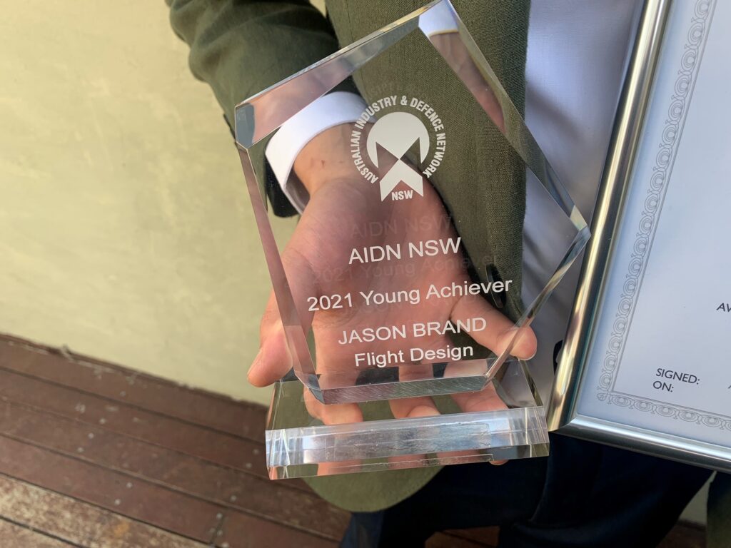 Jason AIDN NSW Young Achiever Award 2021