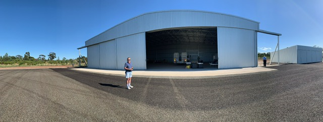 Hangar West Wyalong Robert Lewis