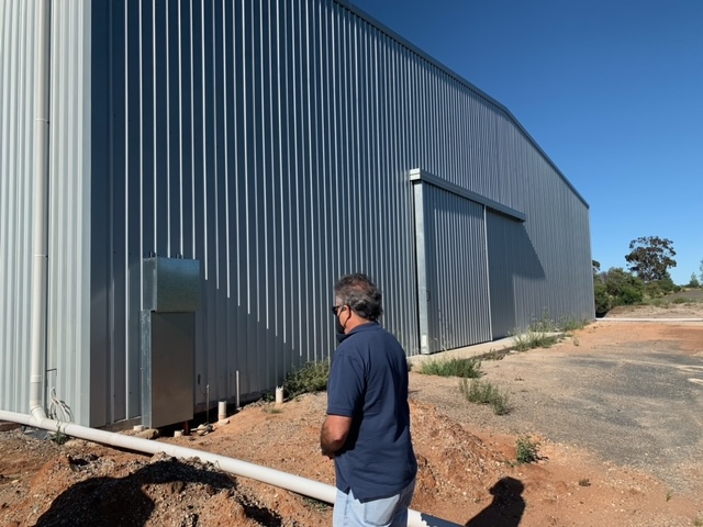 West Wyalong Hangar rear access